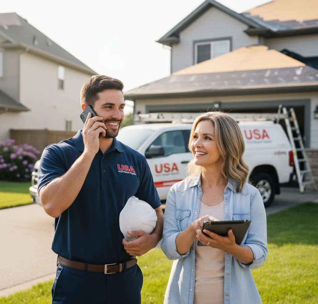 USA Roof Repair Experts customer support in Glenfield